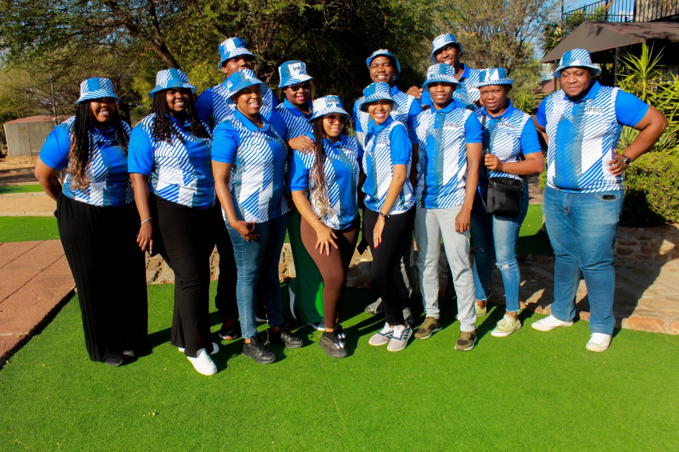 The iPRO Botswana team during a group activity