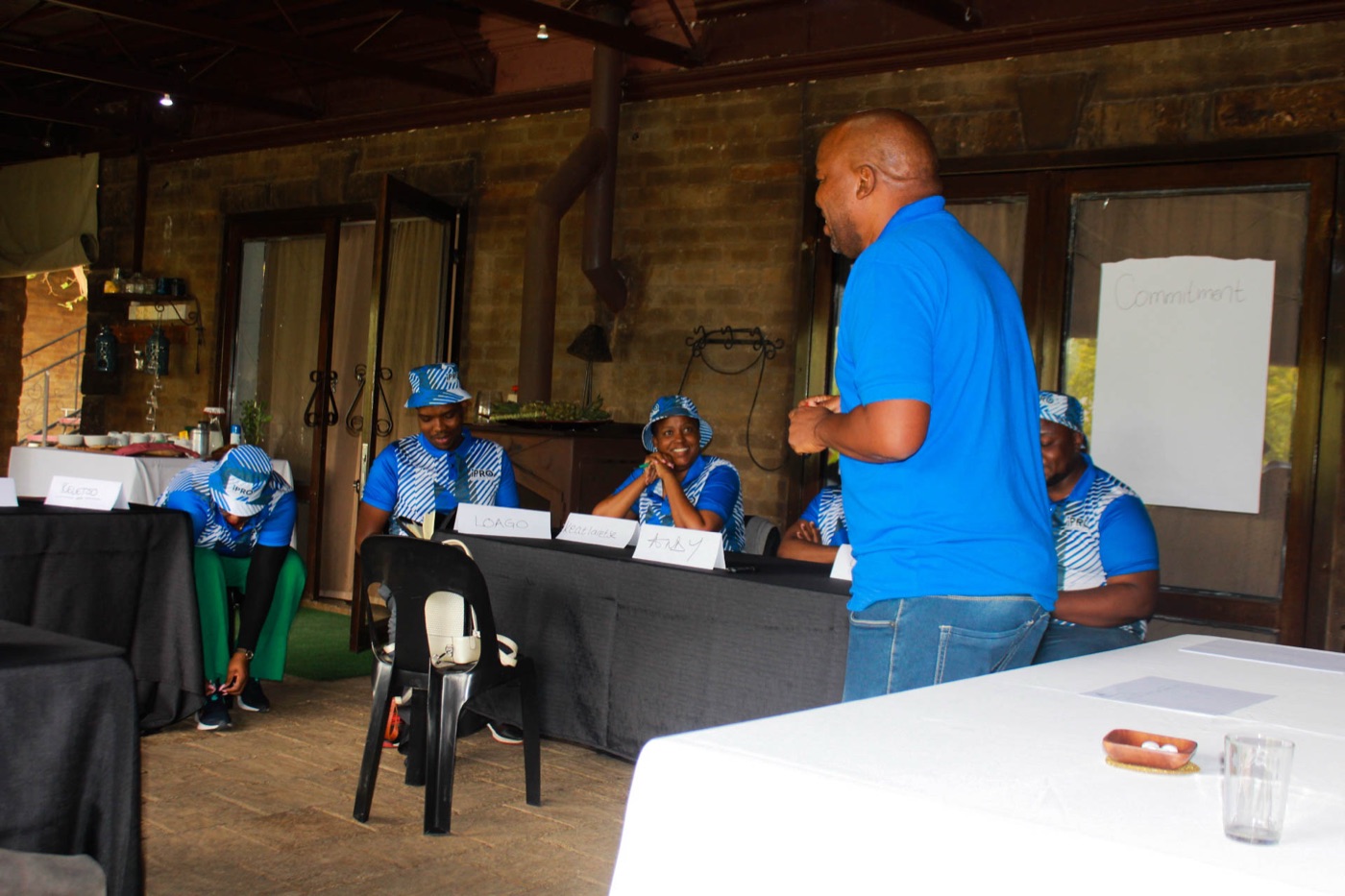 iPRO Botswana colleagues celebrating together